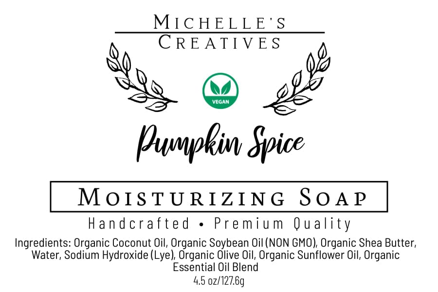 Michelle's Creatives Bar Soap Pumpkin Spice Soap Bar PUMPKINSPICE