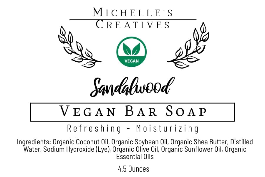 Michelle's Creatives Bar Soap Sandalwood Bar Soap ON-THE-EDGE