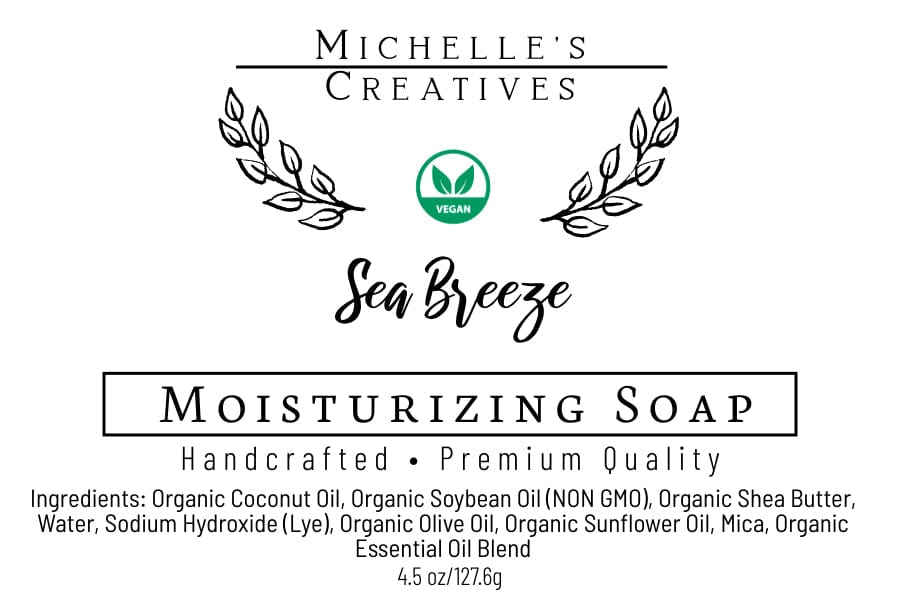Michelle's Creatives Bar Soap Sea Breeze Bar Soap SEA-BREEZESOAP