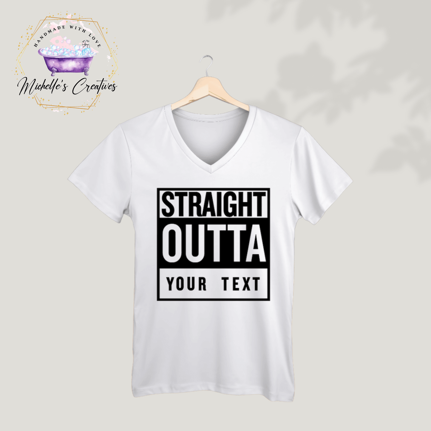 Michelle's Creatives T-shirt Custom "Straight Outta ___" Unisex T-shirt 🌟 STRAIGHT-OUTTA-CUSTOM