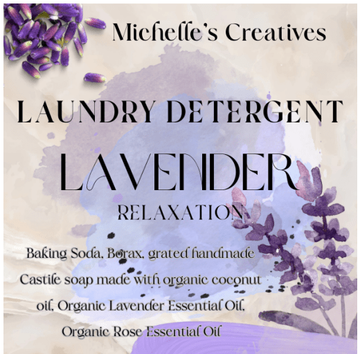 Michelle's Creatives Handmade Powder Laundry Detergent PWD-LAUNDRY-LAV
